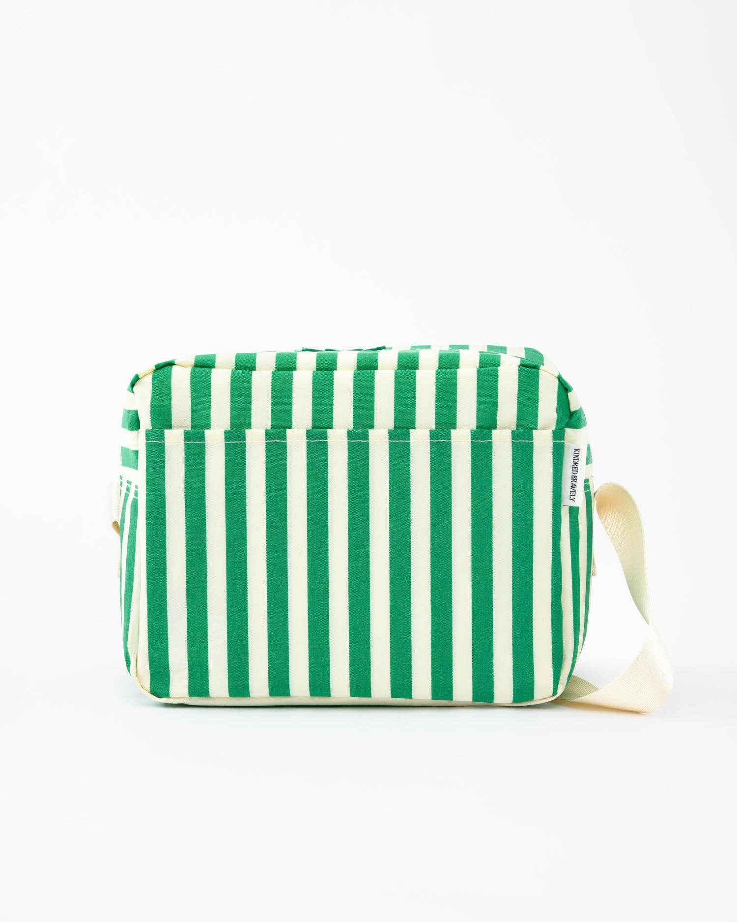 Jumbo Cooler Bag | Green Stripe