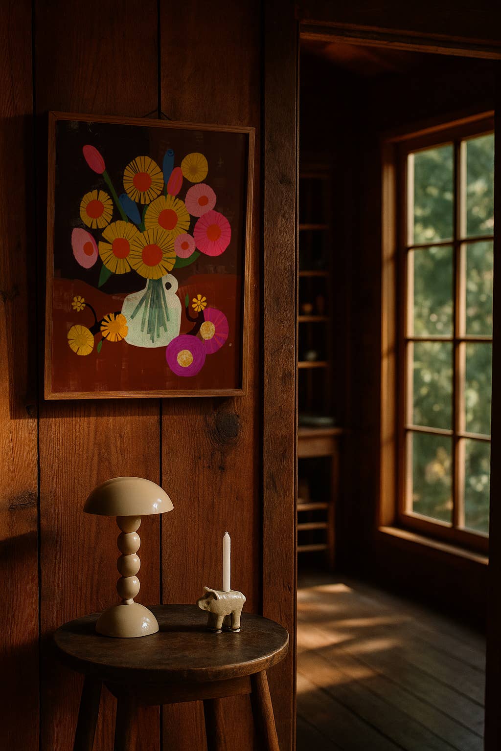 Art Print - Pink Bouquet: 8x10