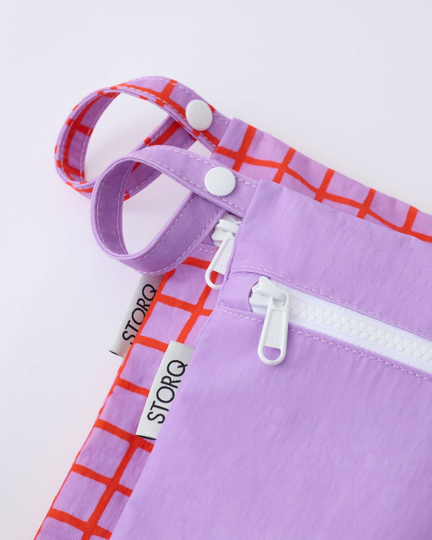 Wet/Dry Bag Set | Orchid Grid