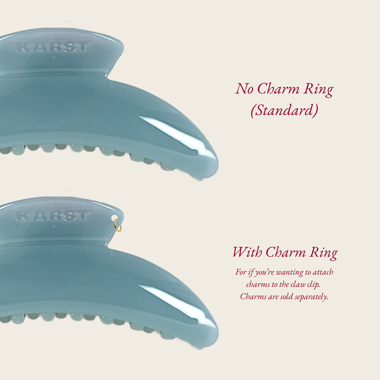 Slim Hair Claw Clip | Mist