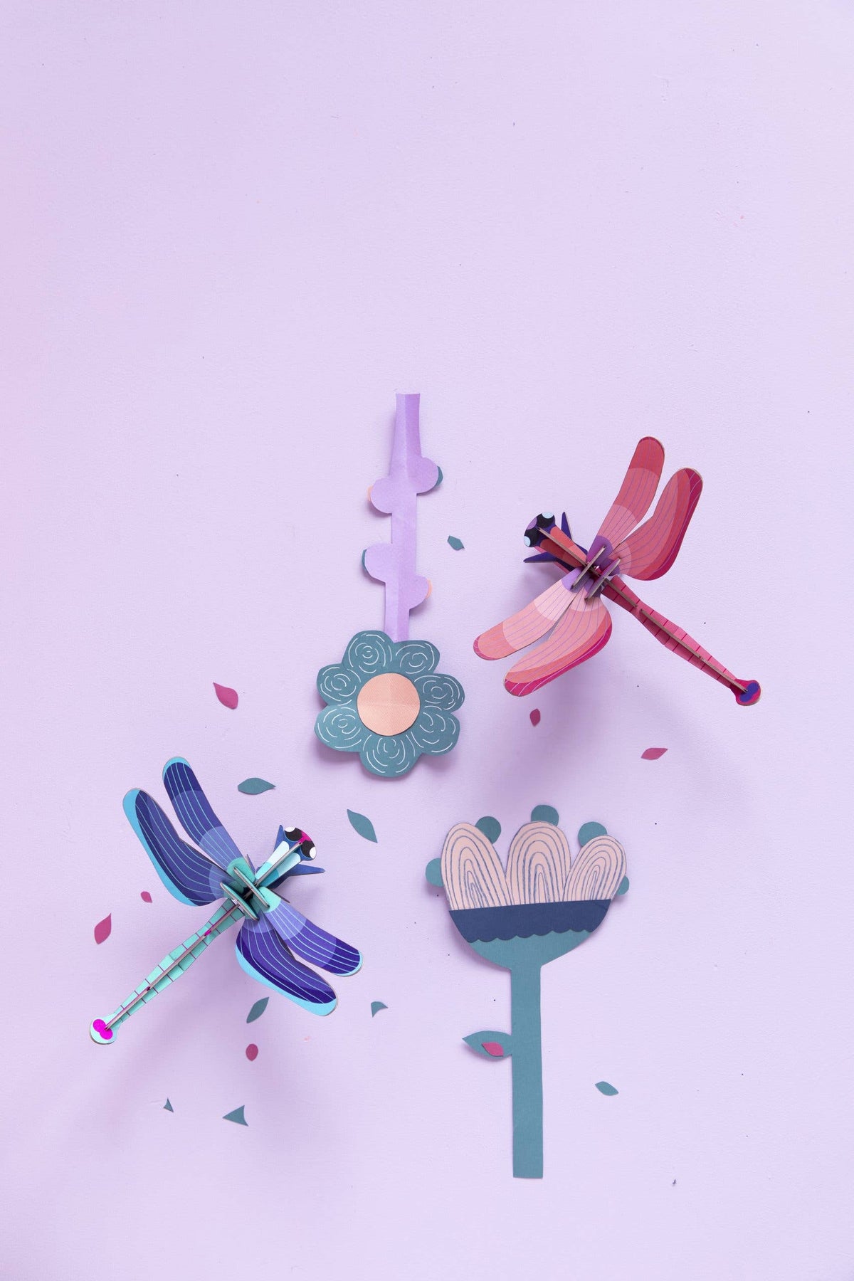 3D Wall Art | Ruby Dragonfly