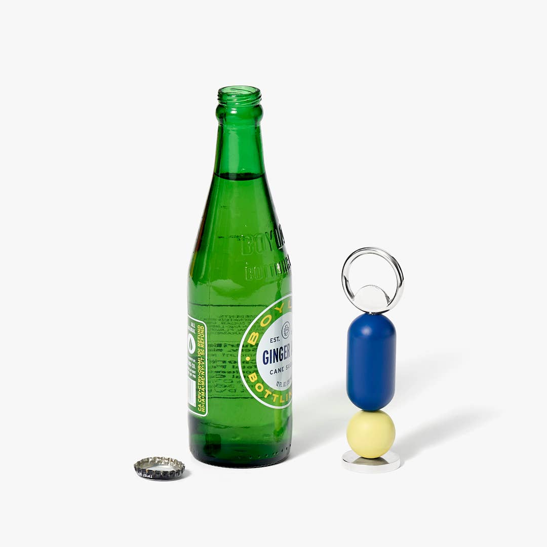 Abaco Bottle Opener: Blue/Yellow