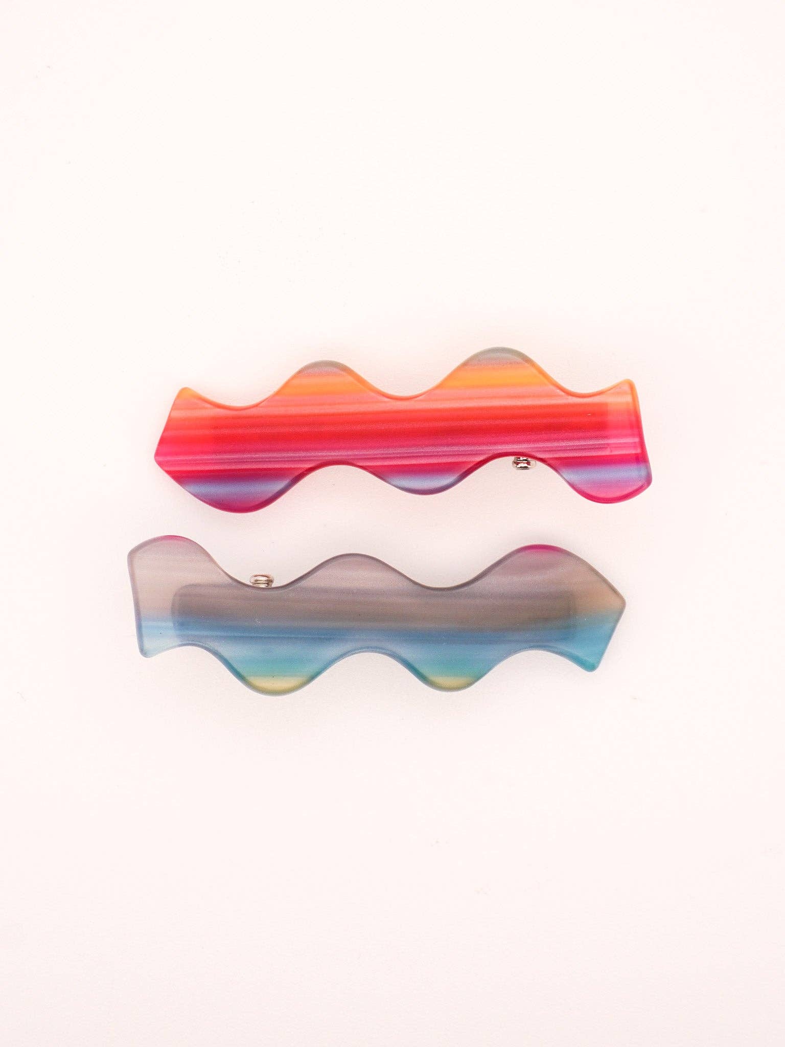 Squiggle Clips | Sunset Stripes