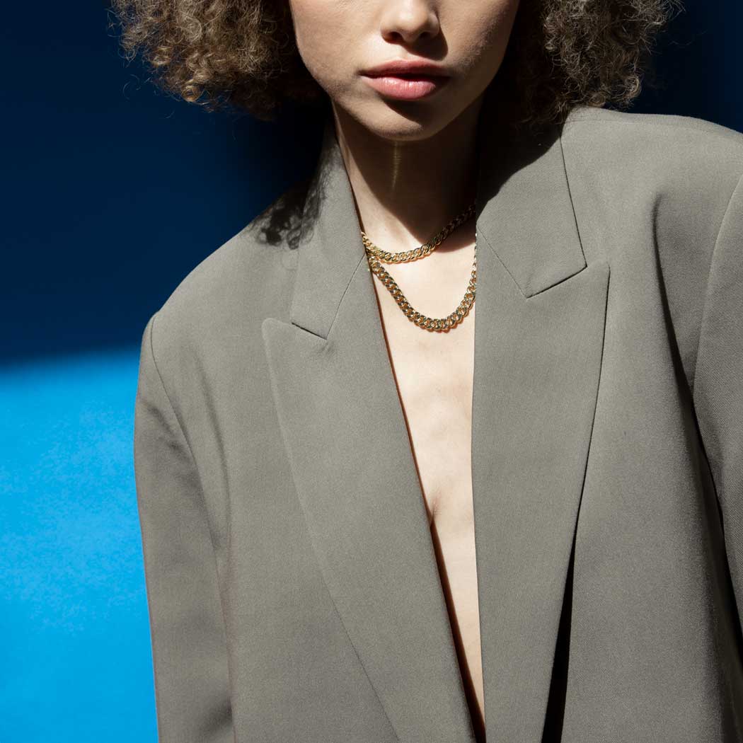 Think Link Chain Necklace | Gold