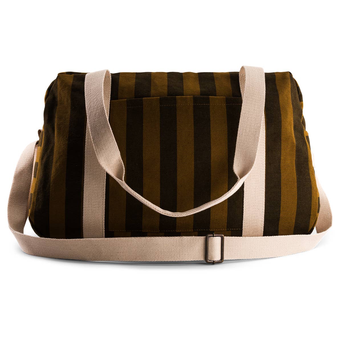 Raphael Weekend Bag | Cumin & Black Stripes