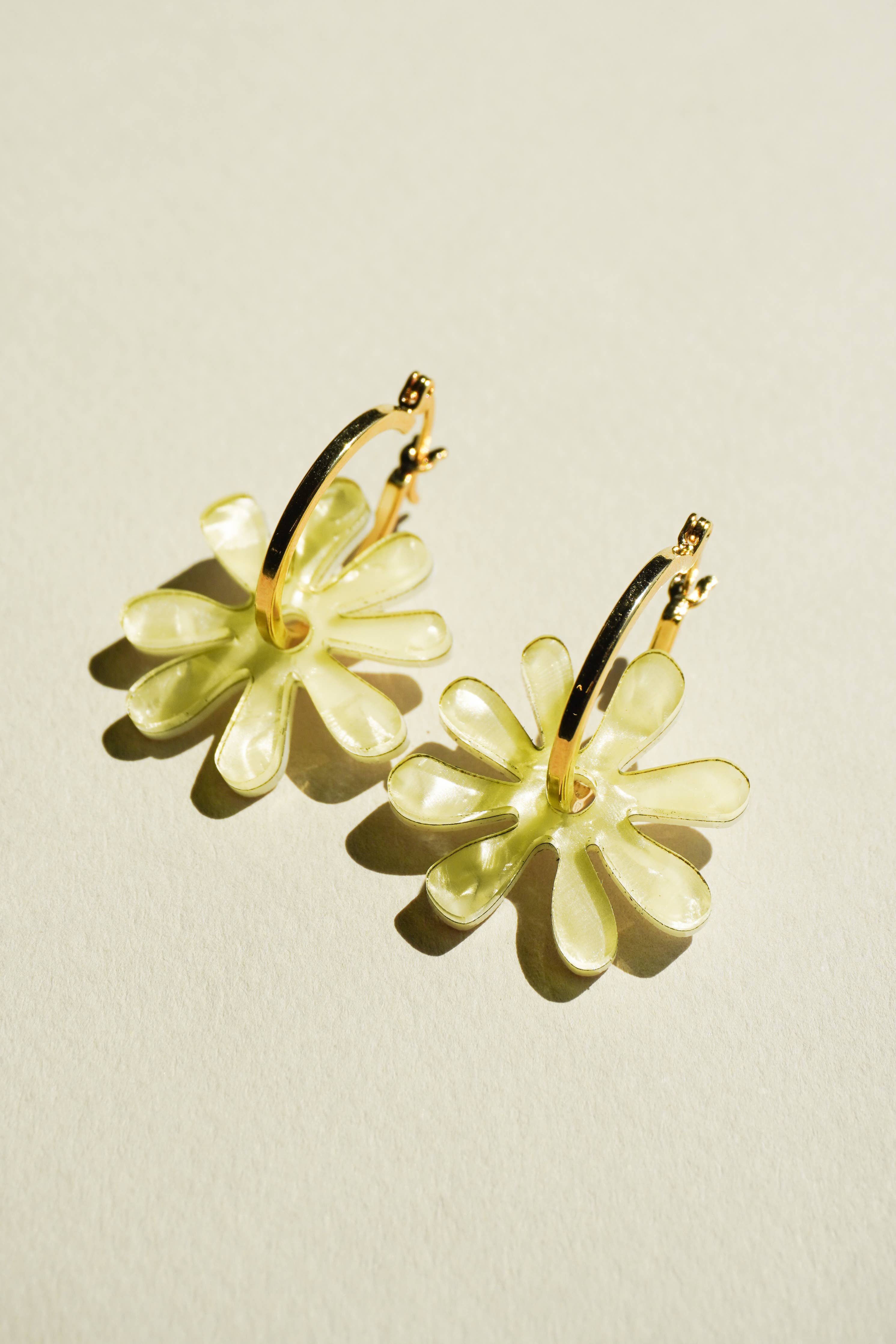 Flower Hoops | Limoncello