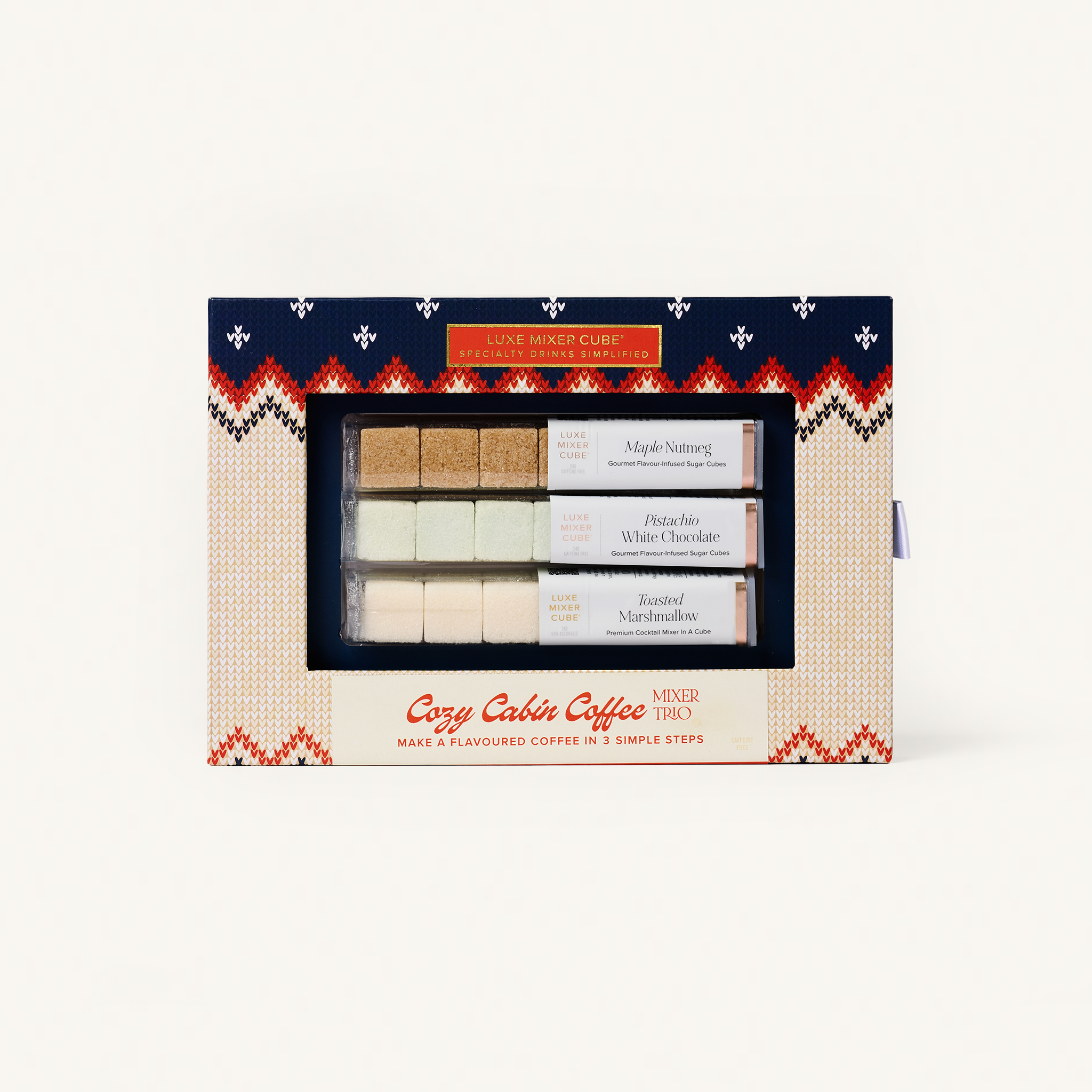 Winter Coffee Mixer Cube Trio | Maple, Pistachio, Marshmallow