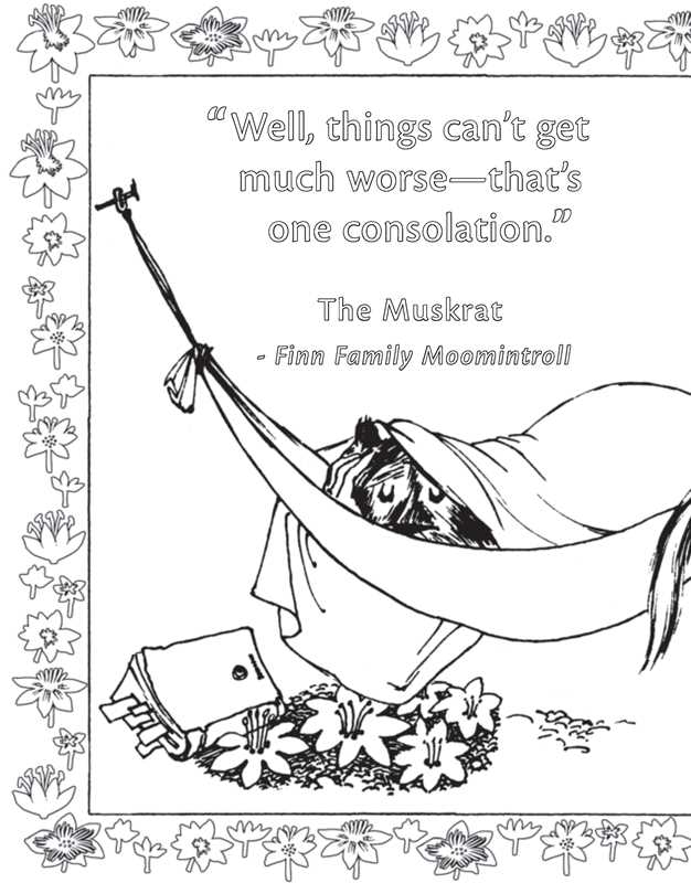 Moomin Coloring Book