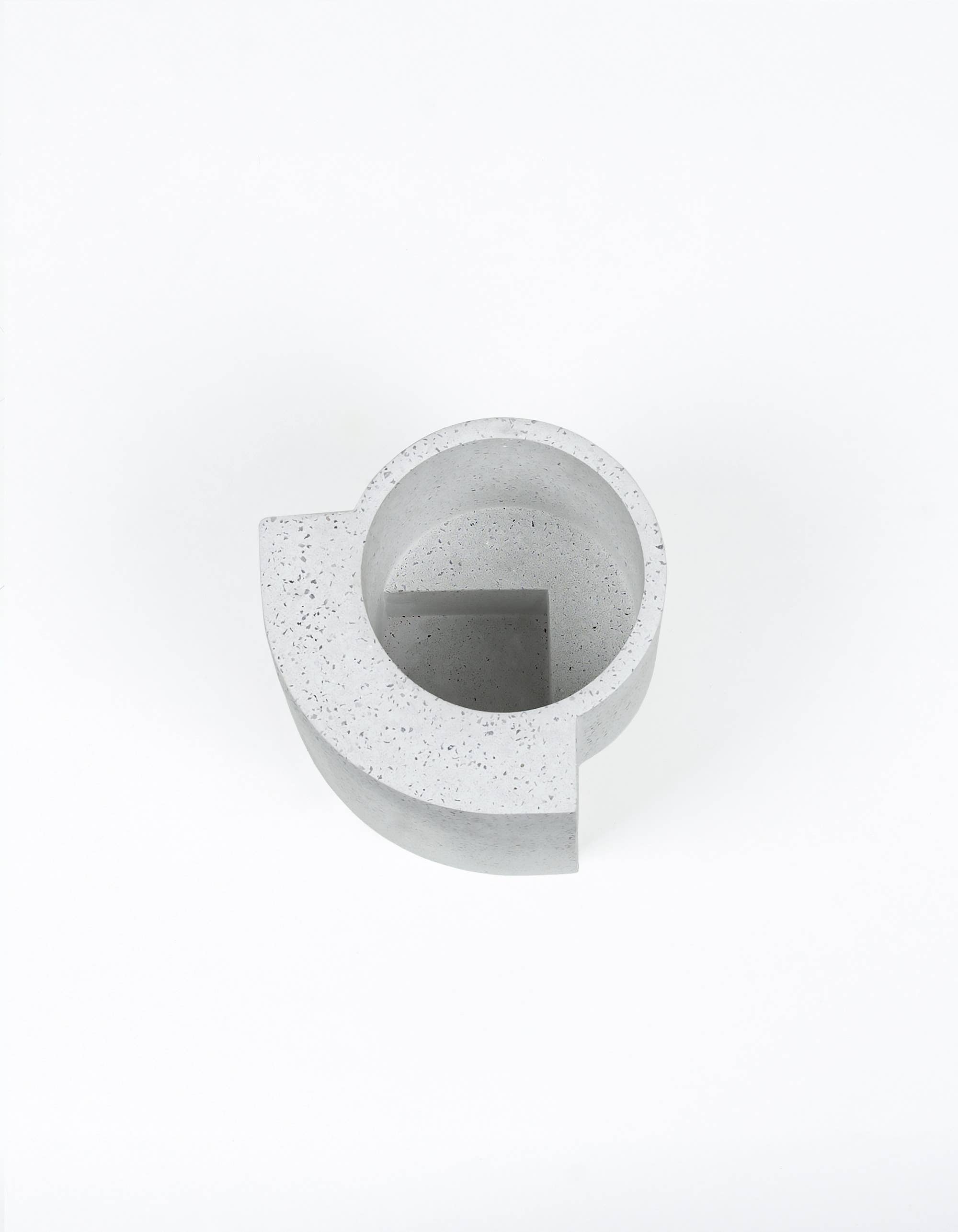 Platform Planter Small | Terrazzo White