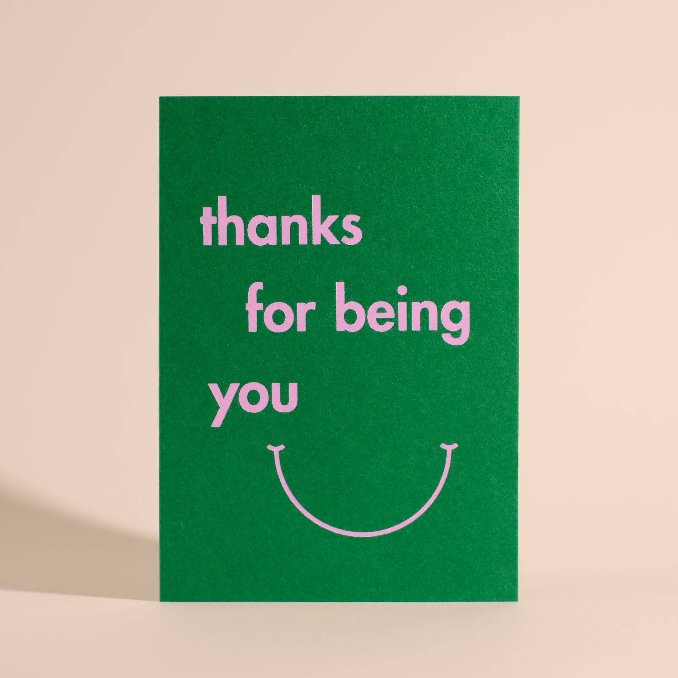 Thanks For Being You Foil Stamped Card