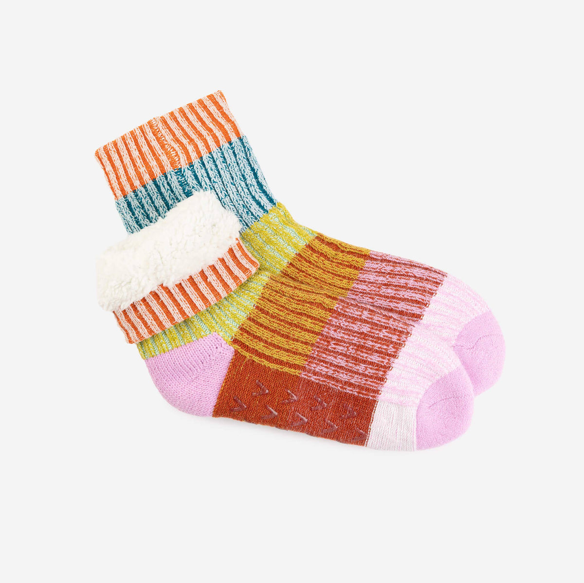 Mosaic House Socks | Rust Lilac | S/M