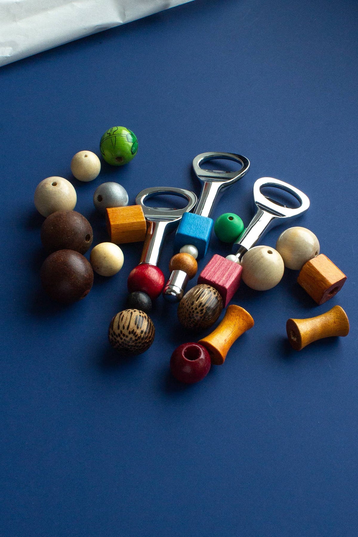 Beaded Bottle Opener | Natural/Brown