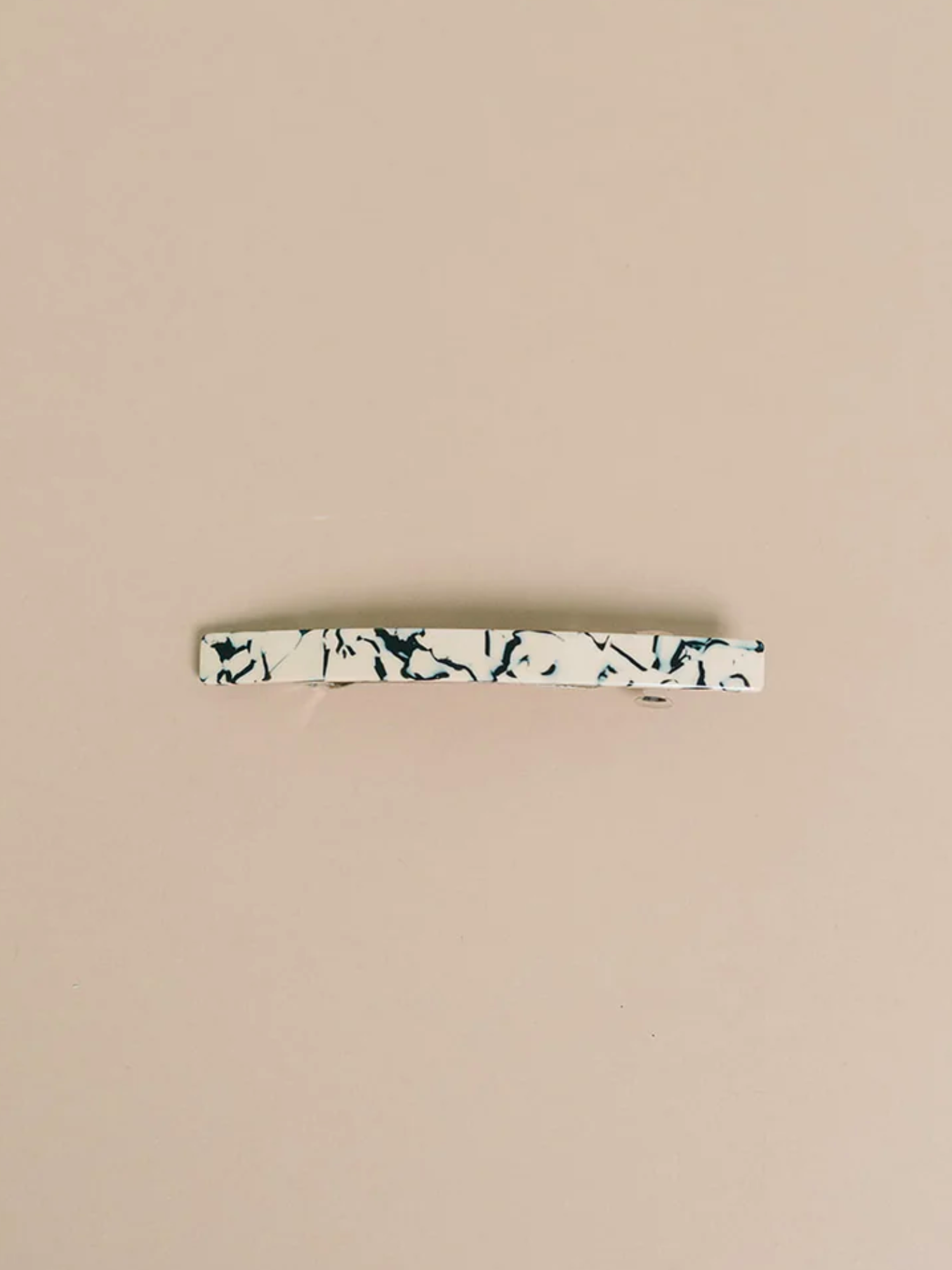 Lily Hair Barrette Clip - Marble