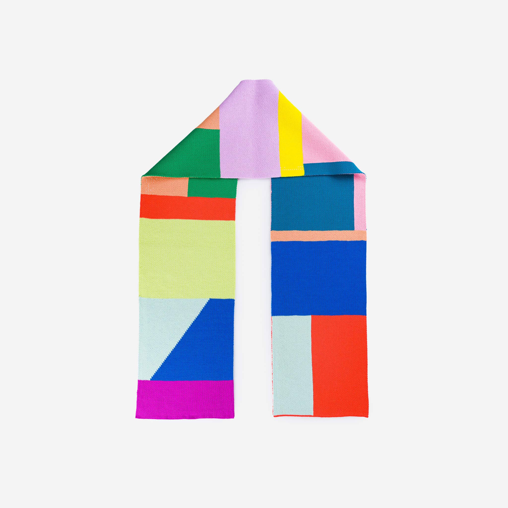 Mismatch Big Scarf | Rainbow