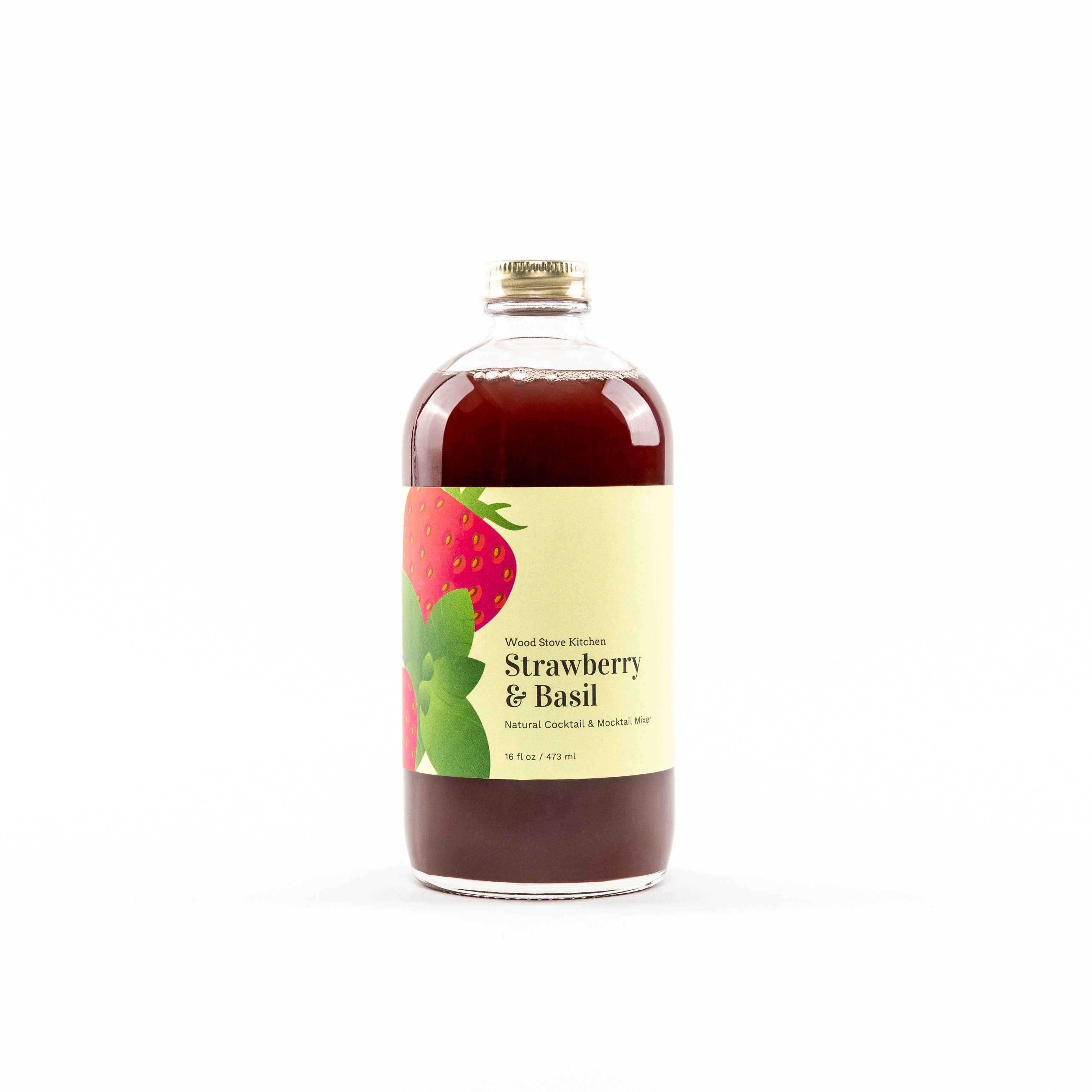 Strawberry & Basil Cocktail and Mocktail Mixer