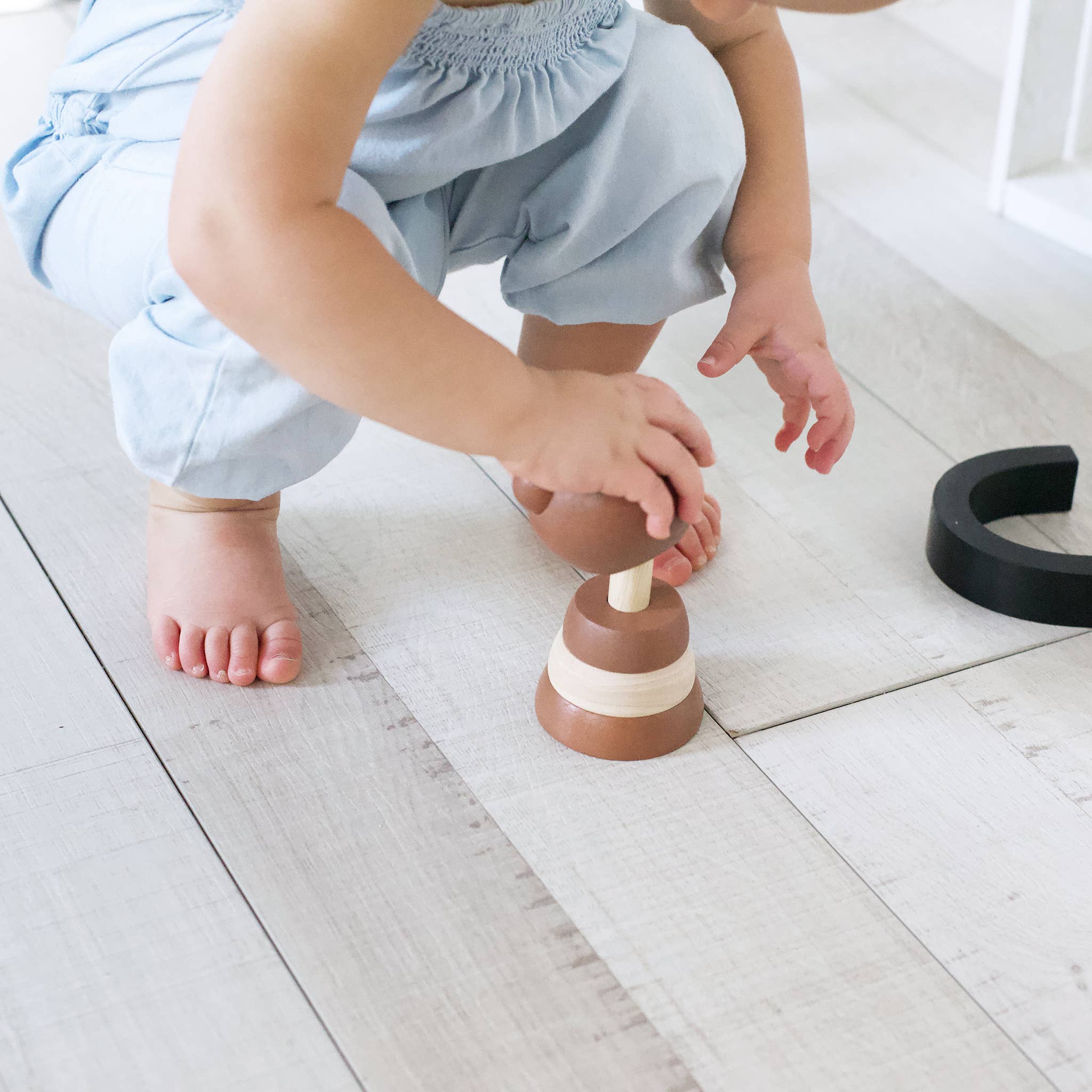 Wooden Ring Stacker | Bear