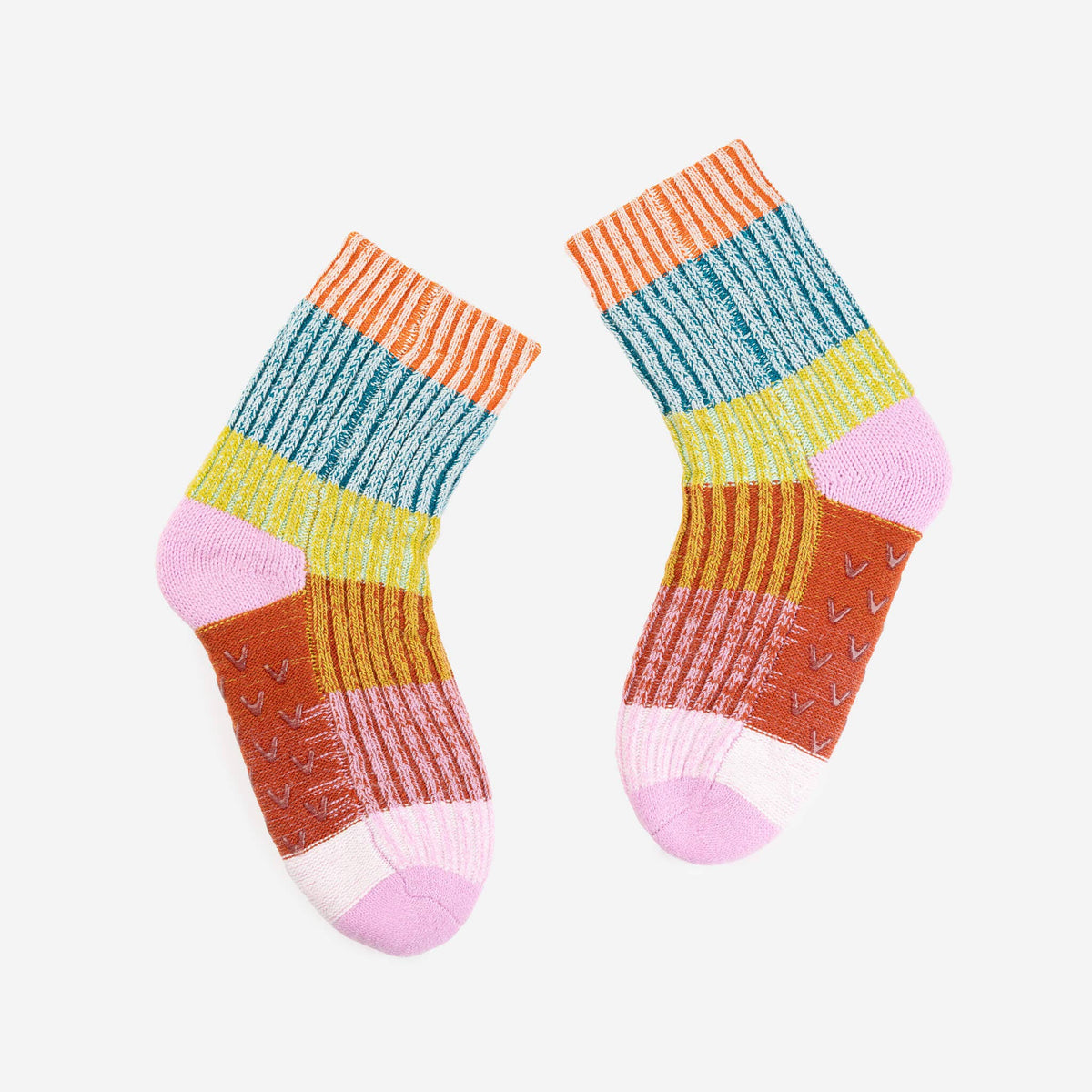 Mosaic House Socks | Rust Lilac | S/M