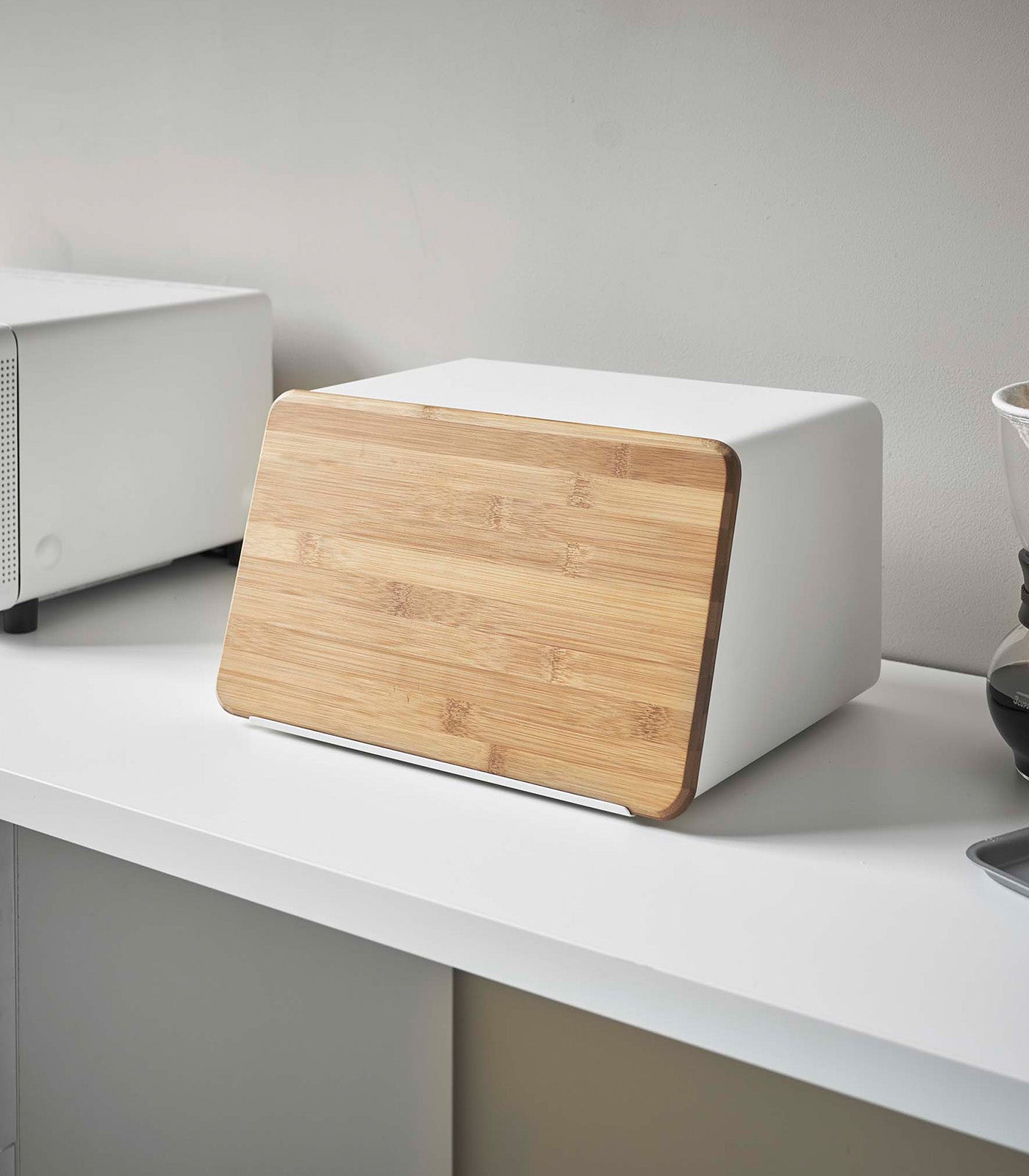 Bread Box with Cutting Board Lid