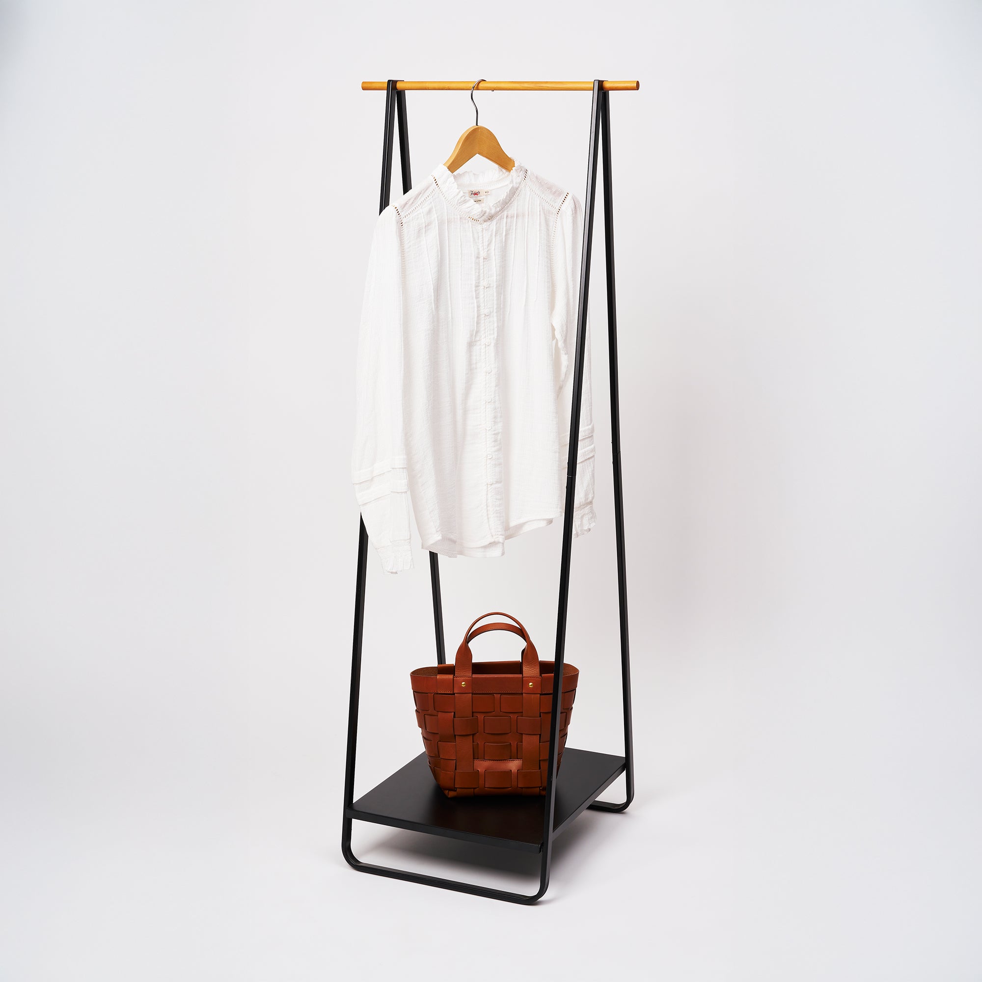 Coat Rack with Shelf