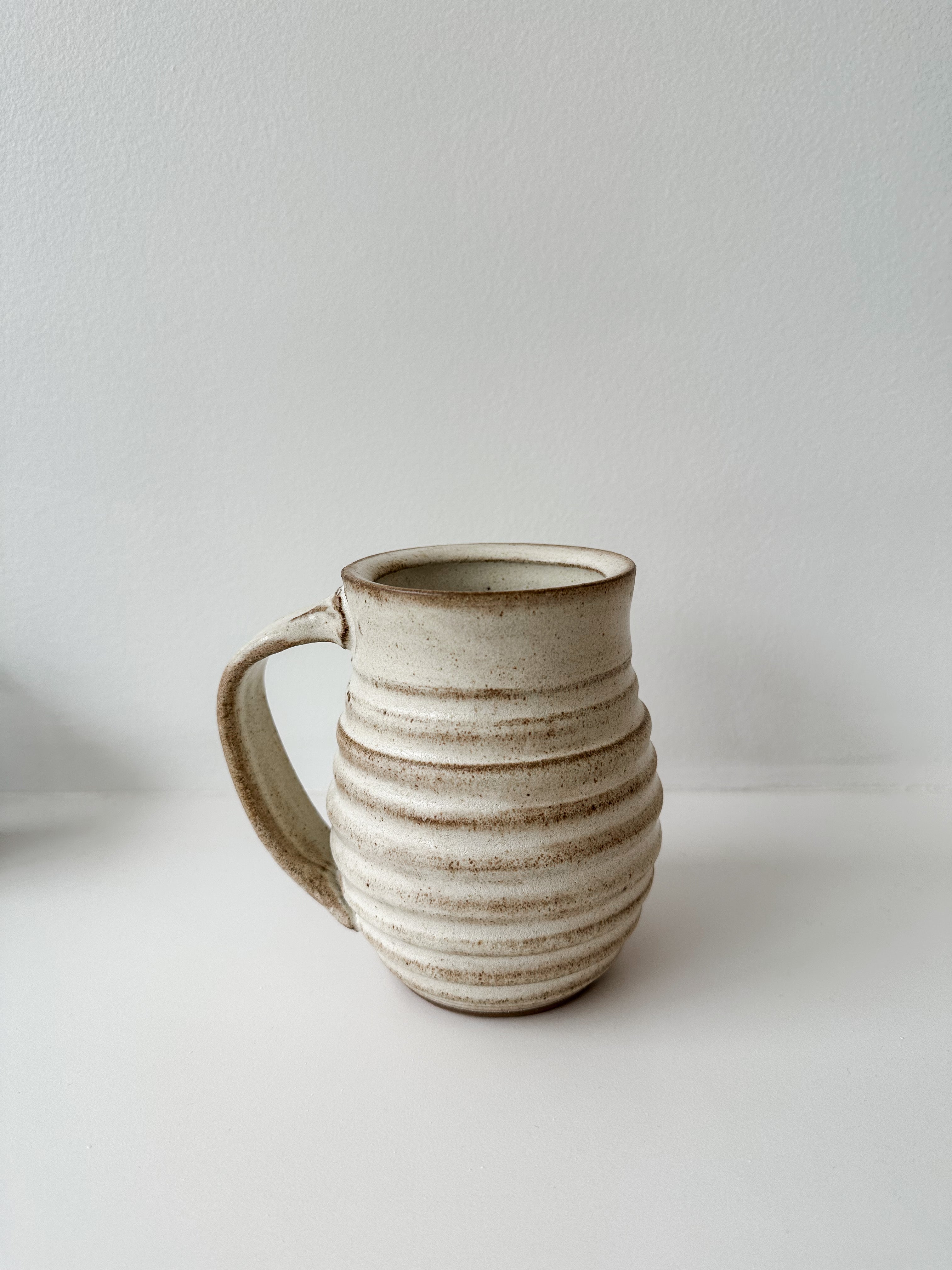 Cream Stoneware Mug