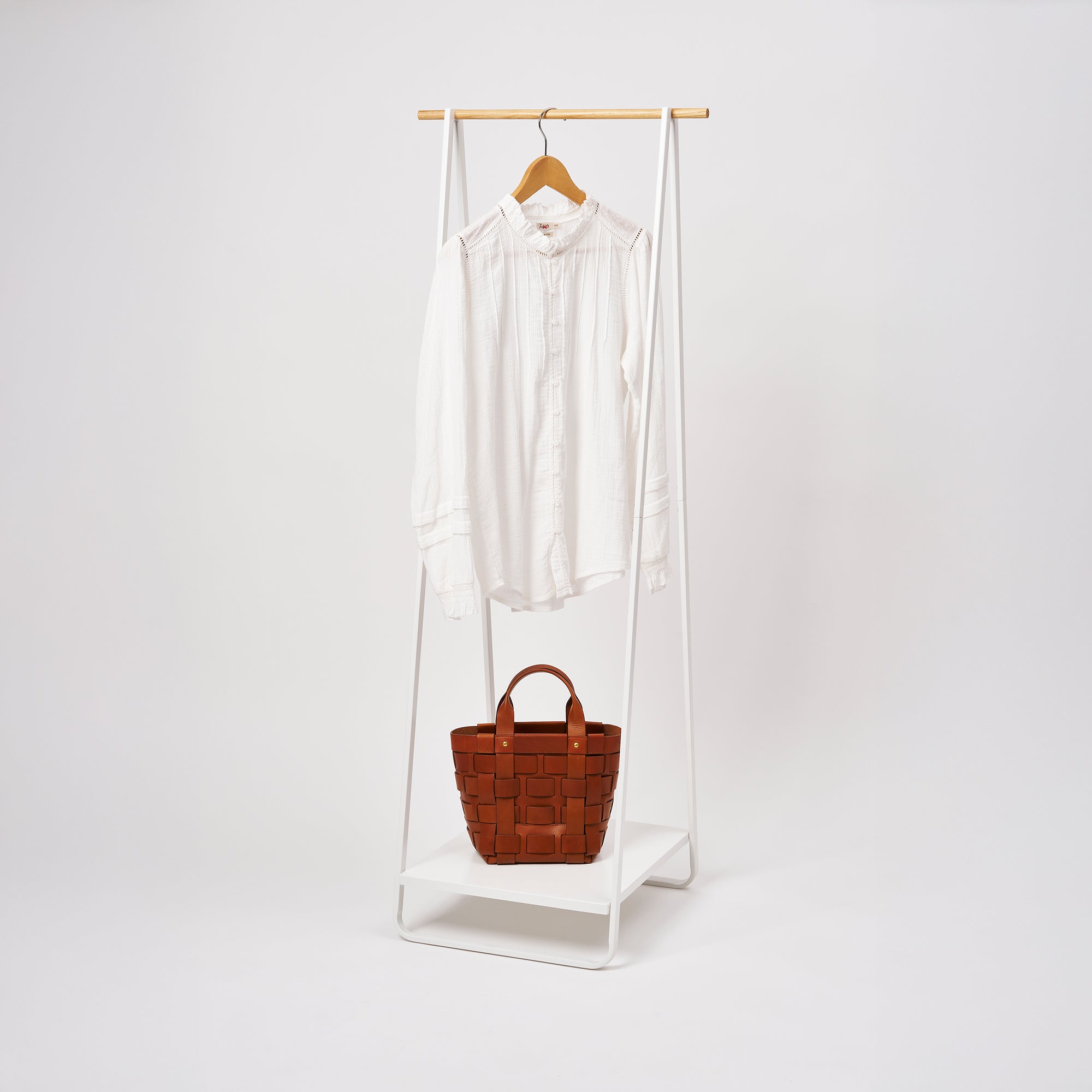Coat Rack with Shelf