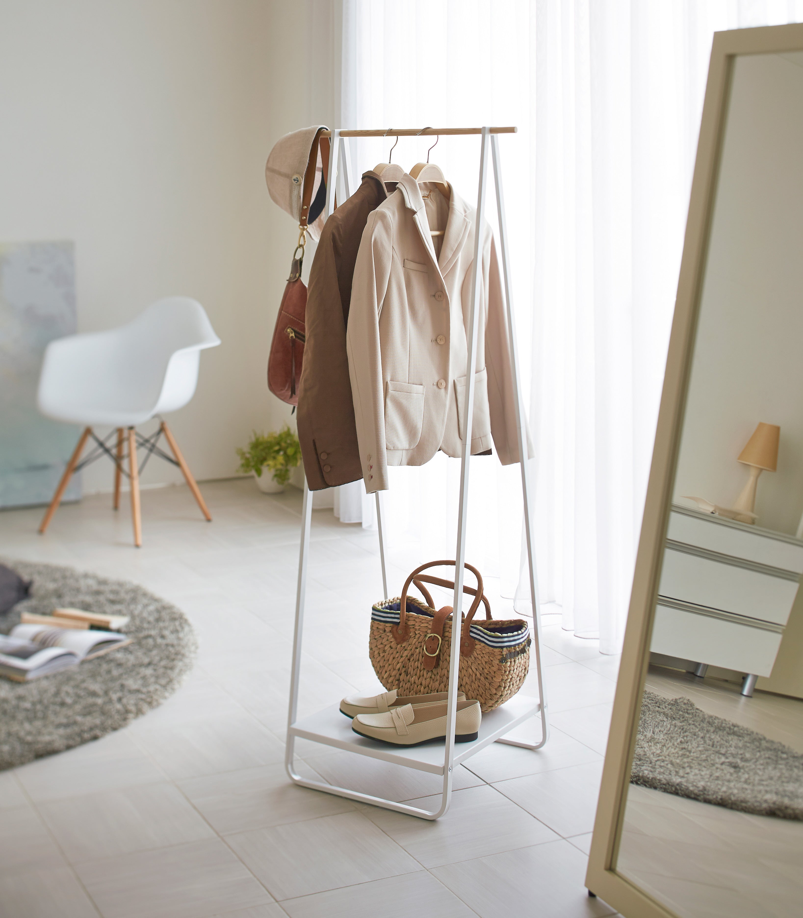 Coat Rack with Shelf