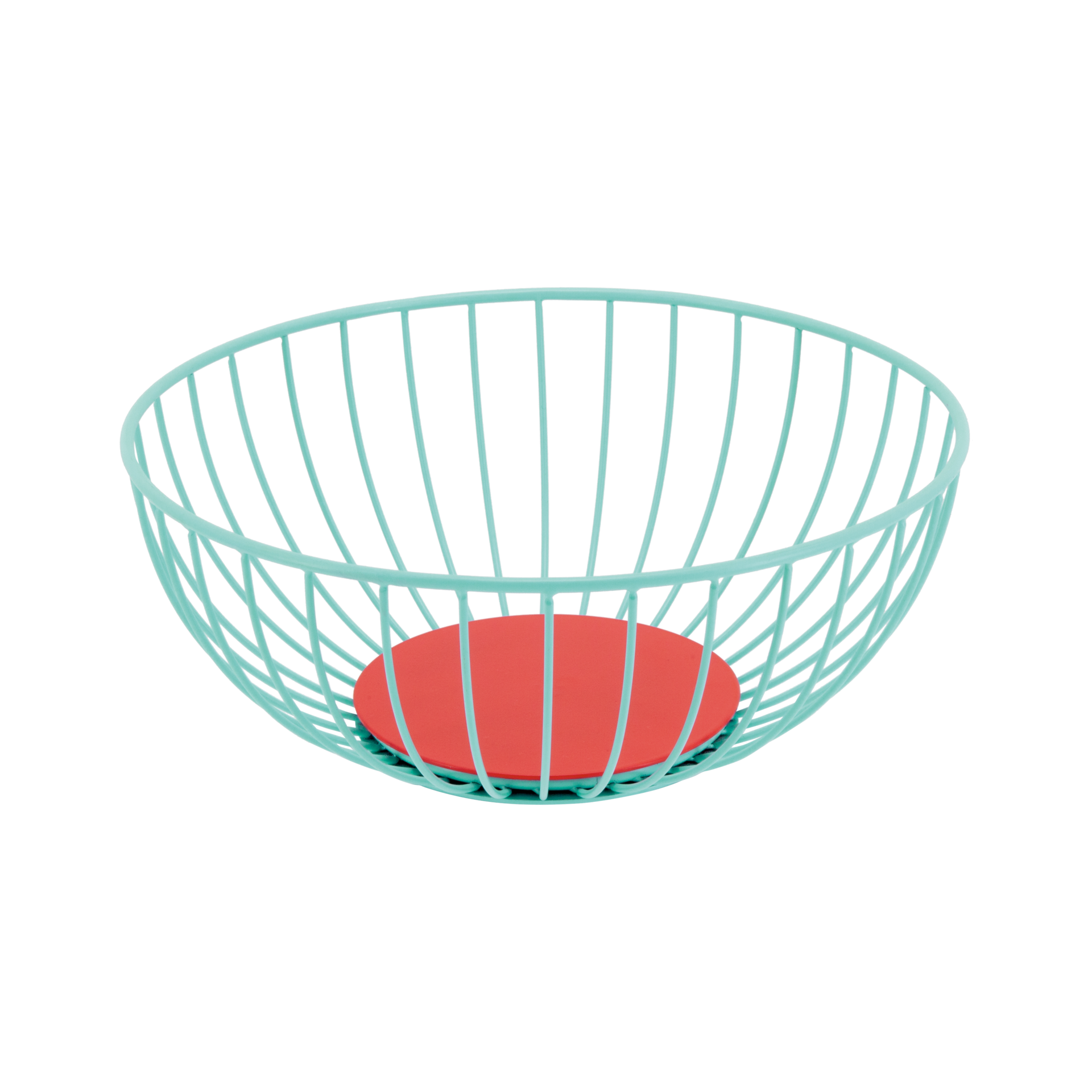 Metal Basket - Coral