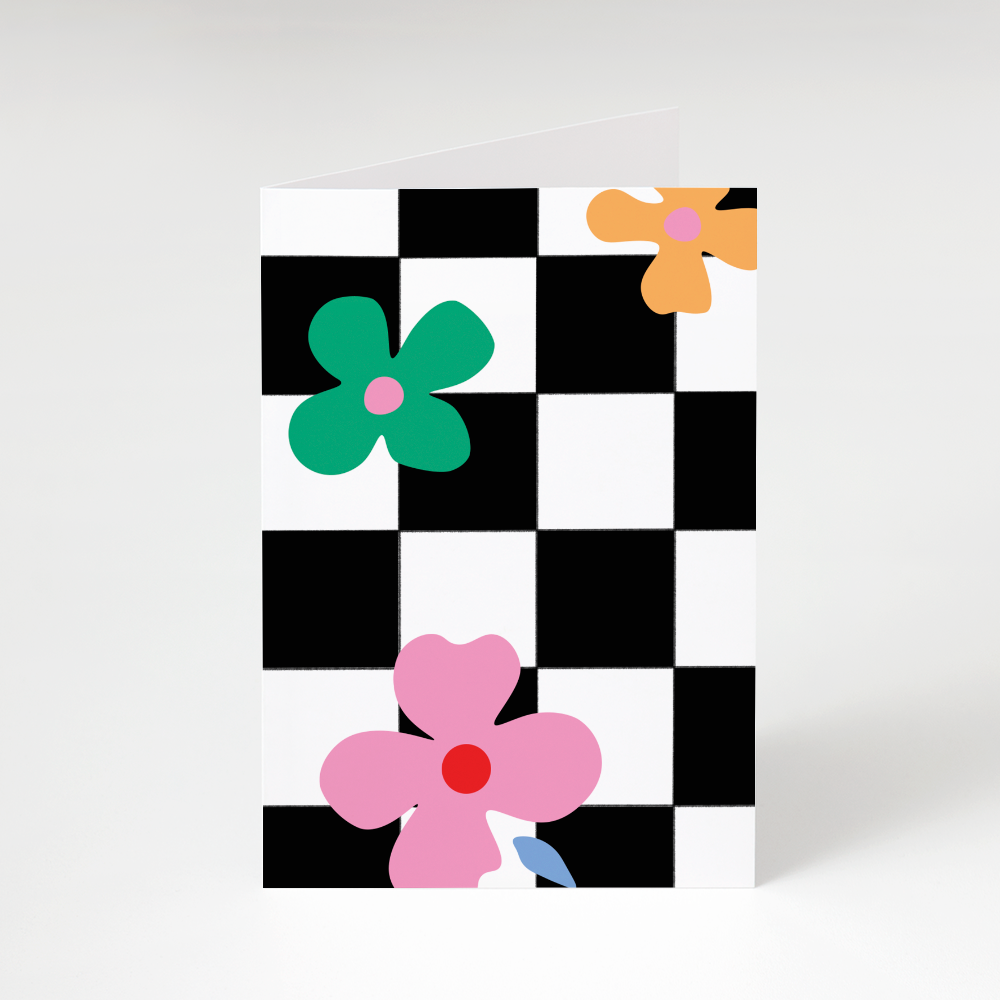 Flower Grid Card