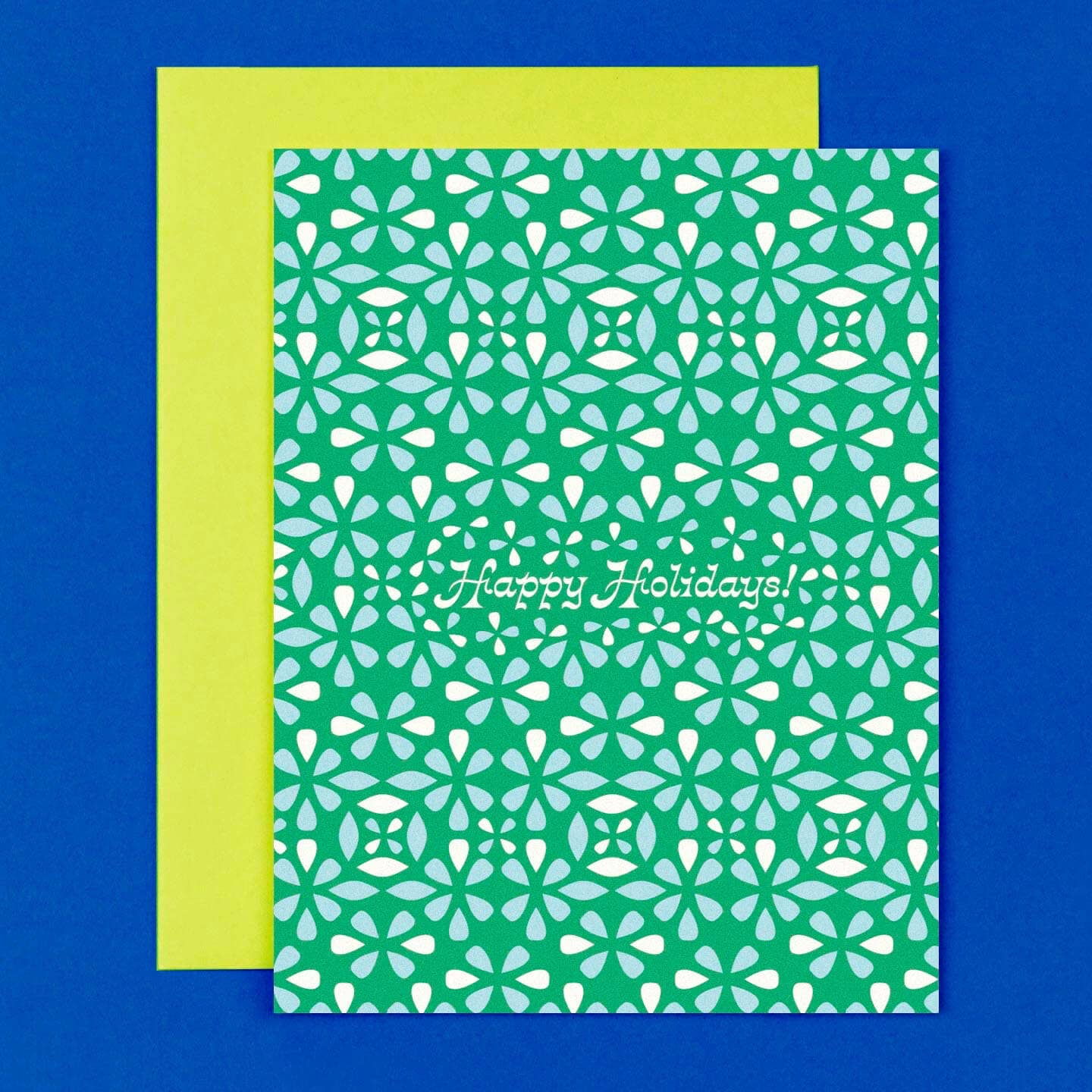 Happy Holidays! Snowflake Pattern | Greeting Card