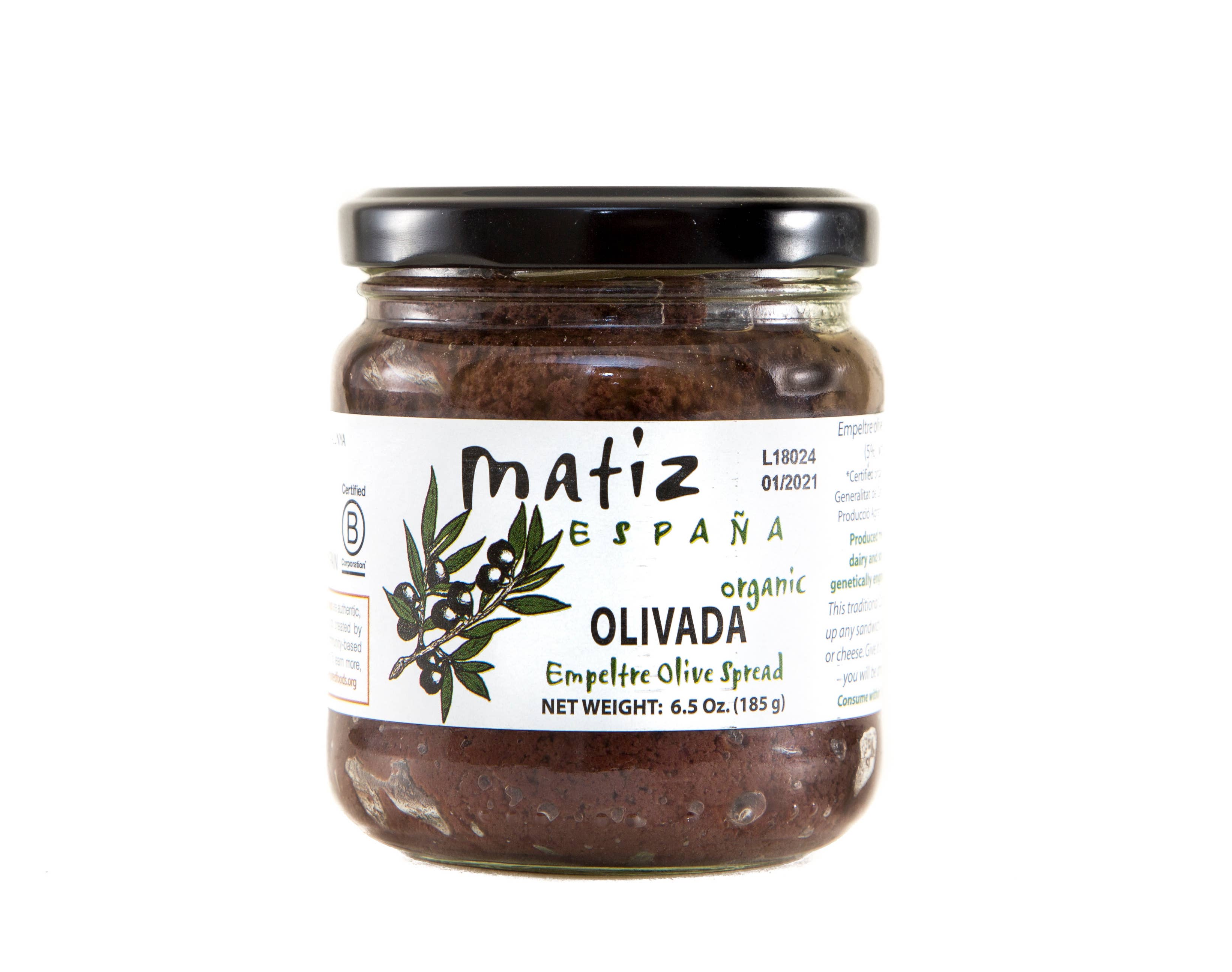 Matiz Organic Olivada - 6.5oz