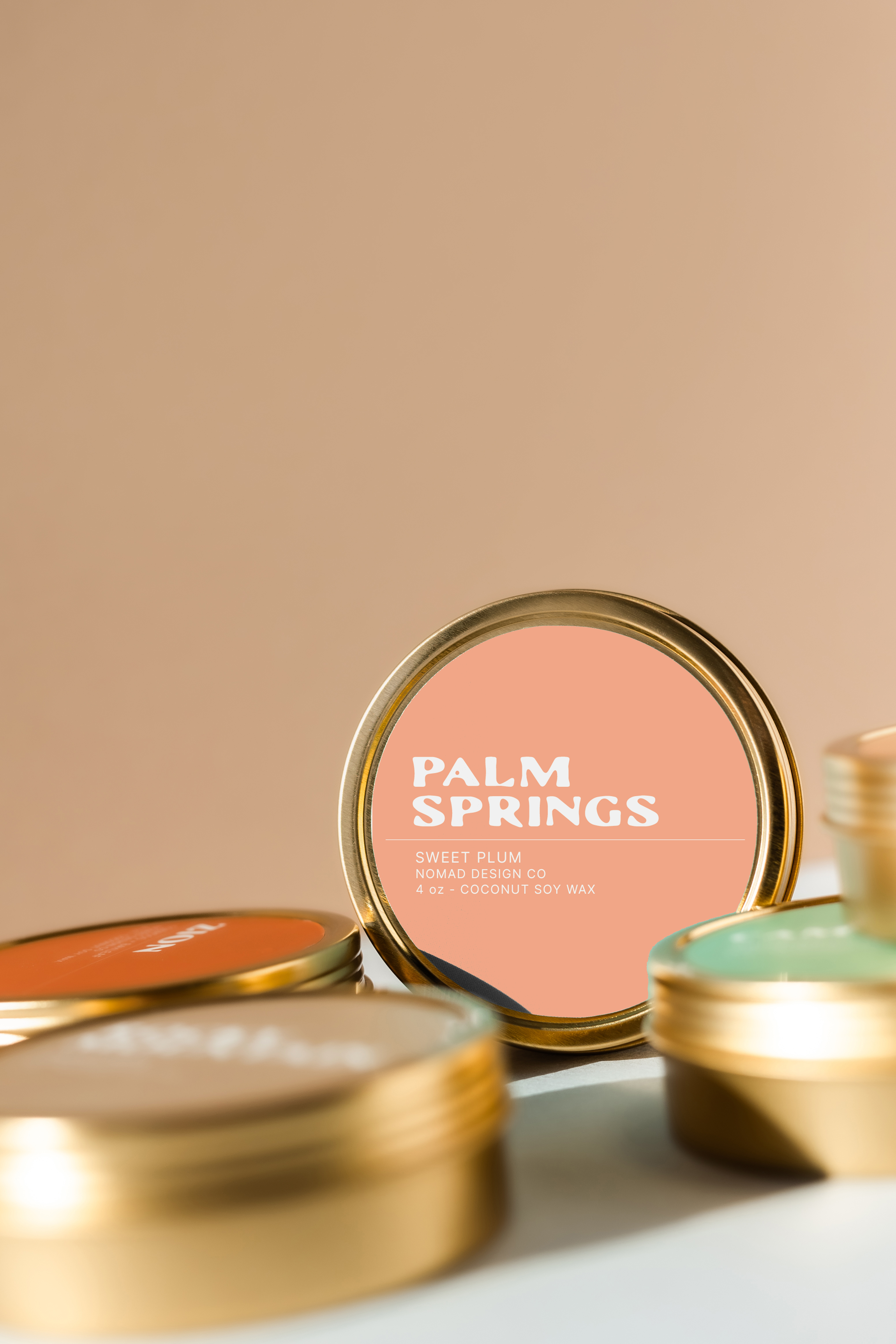 Palm Springs Travel Tin Candle
