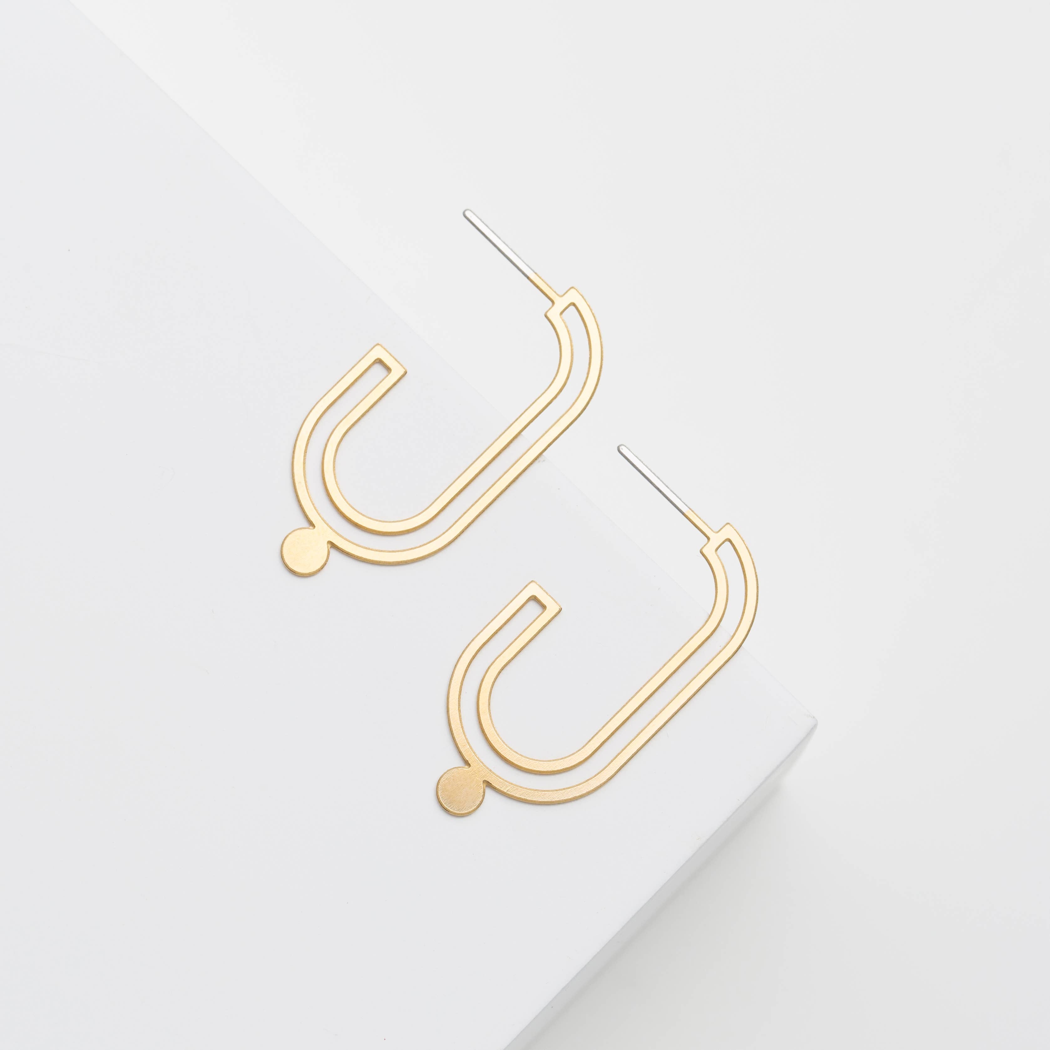 Neutra Hoops | Gold Plated