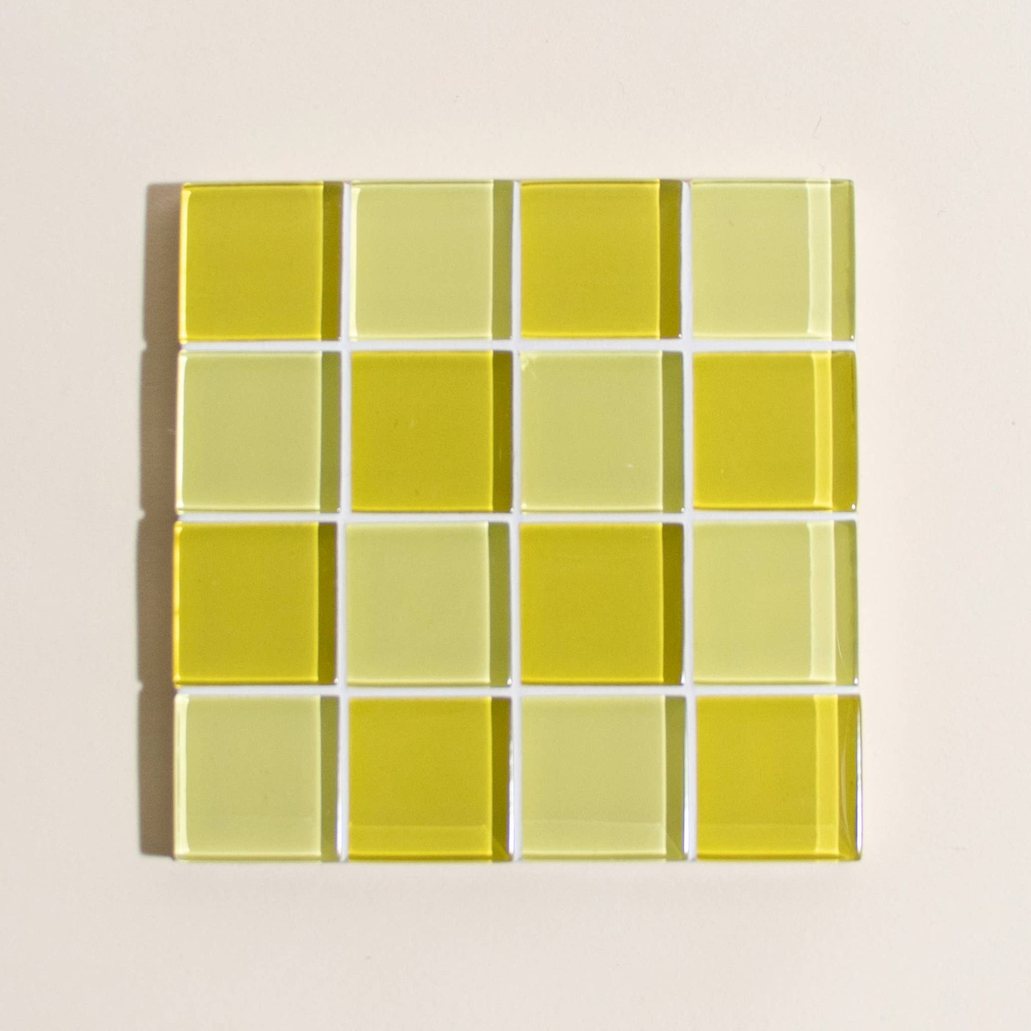 Glass Tile Coaster | Banana Frosting