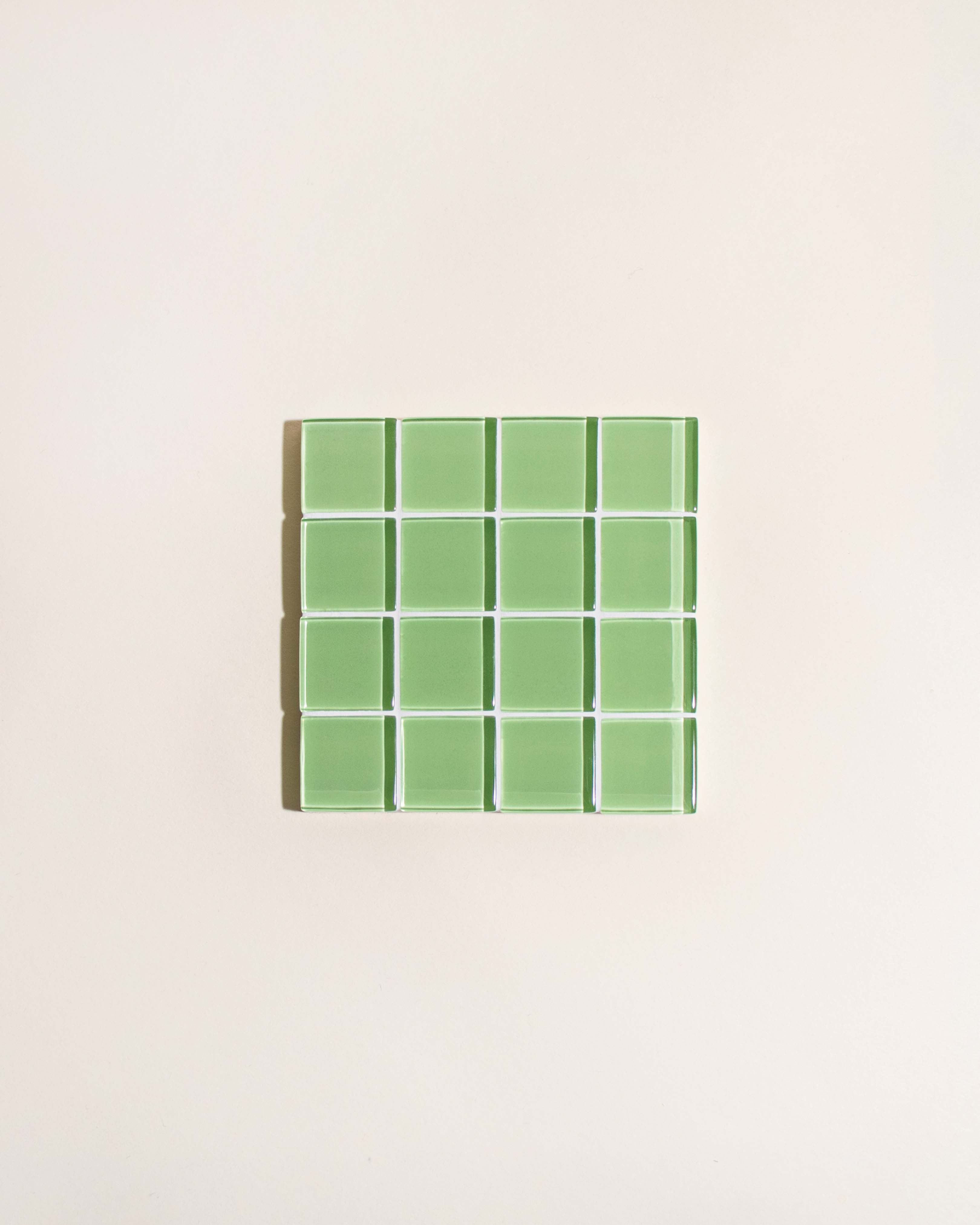 Glass Tile Coaster - It's Lime